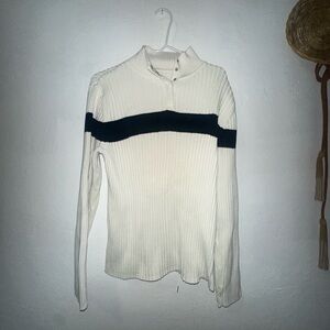Vintage Tommy Hilfiger Ribbed Snap Sweater